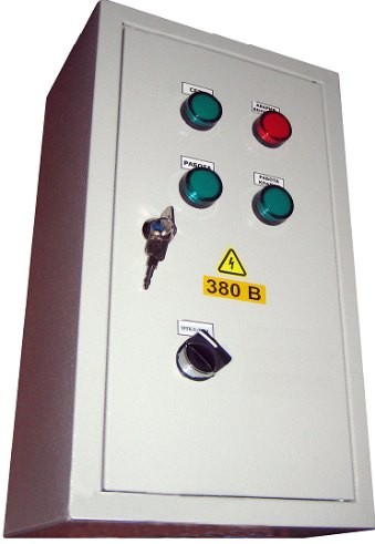 Щит управления противопожарным вентилятором и клапаном AIRS ЩУВК-П-380-5,5