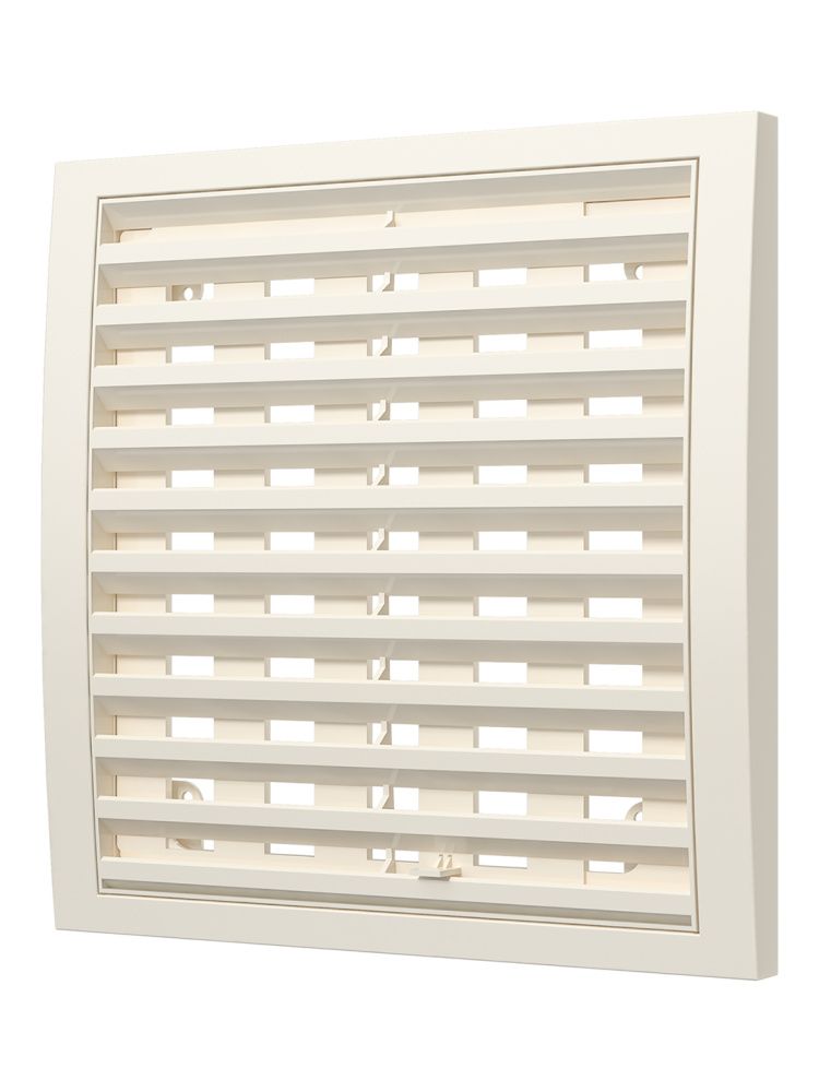 Решетка вентиляционная РРП разъемная регулируемая 200х200 пластик Ivory ERA