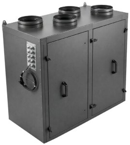 Приточно-вытяжная установка с роторным рекуператором RWN-RR-300(50c)-ЕС-НЕ0,4-Classic(N)