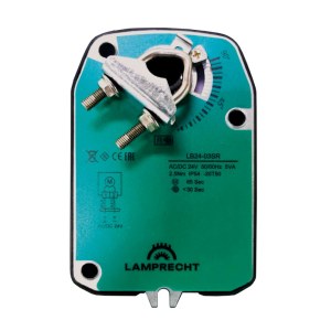 Электропривод с возвратной пружиной LAMPRECHT LB24-03SR-U