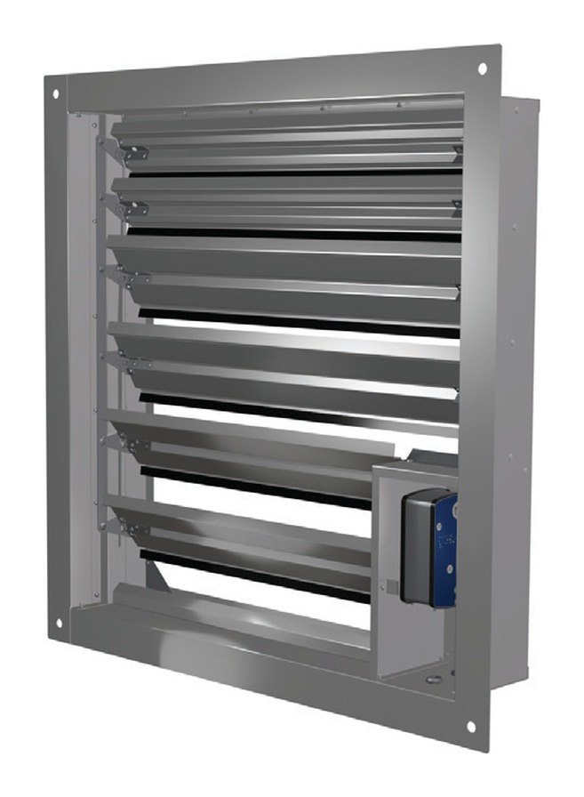 Клапан дымоудаления ДМУ-МС 300×1000 многостворчатый Клапан дымоудаления ДМУ-МС 300×1000 многостворчатый