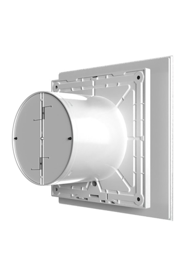 Панель AEON D100/125 179х179 стекло матовое Silver clear серебристое DICITI